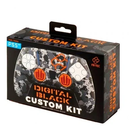 Fr-Tec Custom Kit Digital Black Camo para Mando PS5